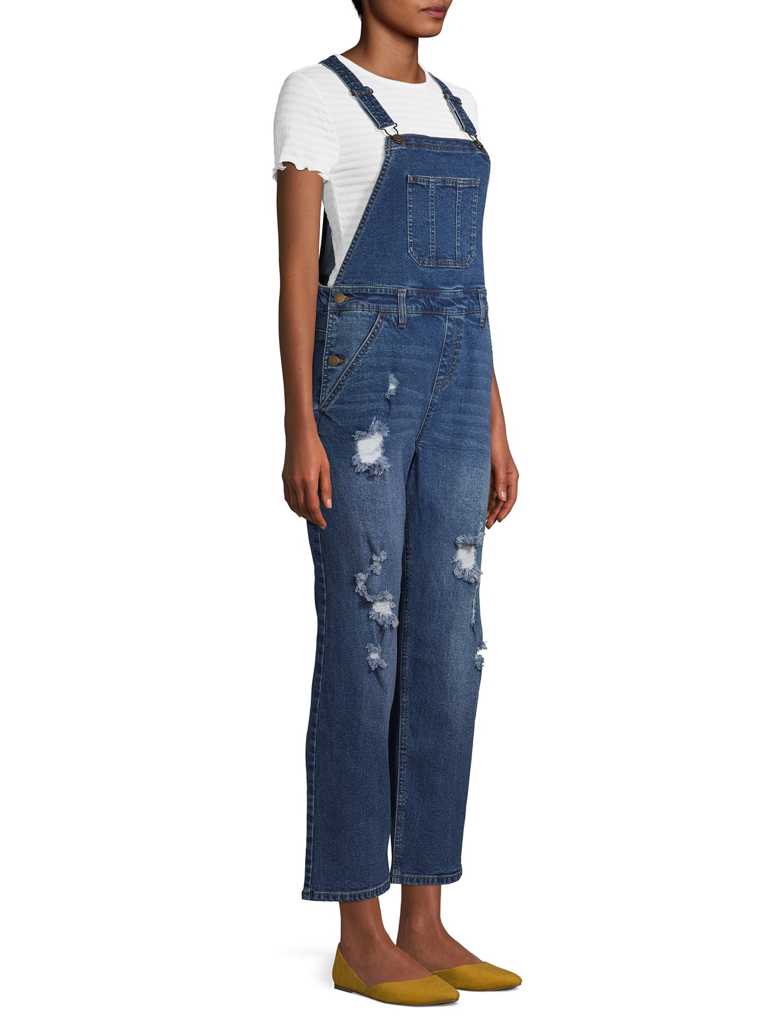 No Boundaries Juniors' Retro Overalls