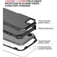 thumbnail image 3 of Diverbox Phone Case for iphone 16E 17E with Screen Protector, Heavy Duty Protection Shockproof DropProof Cover Compatible with MagSafe - Black, 3 of 7