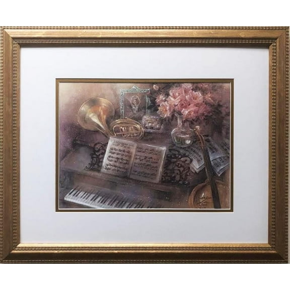 Lena Liu "Musical Trio" Hand Signed Limited Edition Framed Art Generic