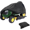 thumbnail image 1 of Lawn Mower Cover, Waterproof Tractor Cover for Decks up to 54 Inches, Heavy Duty 210D Oxford Polyester, Durable, UV and Water Resistant Covers for You, 1 of 4