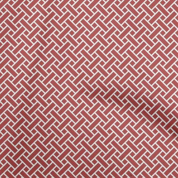 oneOoneViscoseJerseyRedFabricGeometricSewingCraftProjectsFabricPrintsByYard60InchWide