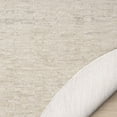 thumbnail image 6 of Contemporary Home Living 6' Geometric Round Area Throw Rug - Cream and Beige, 6 of 8
