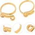 thumbnail image 5 of 2pcs Knitted Crochet Decorative Crochet Ring Adjustable Knitting Ring Crochet Ring for Finger Yarn Guide Yarn Ring Tension Rings for Crocheting Circle Single Head Alloy, 5 of 5