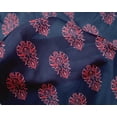 thumbnail image 4 of oneOone Silk Tabby Fabric Floral Block Print Fabric BTY 42 Inch Wide, 4 of 4