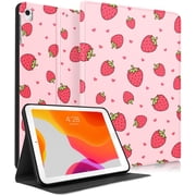 iPad 5th/6th Generation Case, 1st/2nd Gen Teen Strawberry Design Cover for iPad