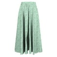 thumbnail image 6 of Xixinqiwan Maxi Skirts for Women Clearance under $10,Women Flowy Long Skirts Summer Beach Pleated Elastic High Waisted Casual Swing Maxi Flared Skirts, 6 of 6