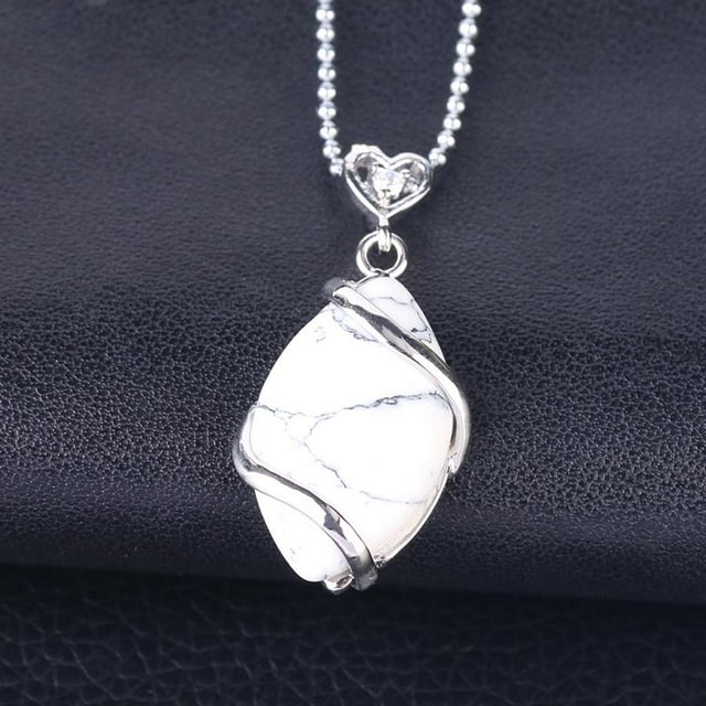 Collier & Pendentif pour Femmes Pendentifs Forme d'Il de Cheval Perles Colliers Tendance Hommes
