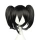 thumbnail image 1 of Unique Bargains Pelucas de cabello humano para mujeres Pelucas negras de 11 con gorro de peluca Coleta recta, 1 of 8