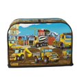 thumbnail image 6 of Toaster Covers 2 Slice, Different Construction Site Vehicles Waterproof Bread Machine Cover Fits for Standard 2 Slice Toasters, Home Decor Toaster Protection with Hanging Rope, 6 of 7