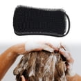 thumbnail image 4 of 3xSilicone Body Scrubber Exfoliante Suave Para La Piel Ducha Cuidado De La Piel Negro, 4 of 8