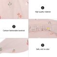 thumbnail image 2 of Shisuyan Lot de 1 Bonnet Turban Doux en Nylon Rouge pour Femmes Accessoires Sommeil, 2 of 8