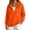 AU21_Orange, variant on Lumtrix Womens Zip Up Hoodie Oversized Sweatshirt Soft Fleece Pullovers Comfy Sweatshirts with Pocket Wine S