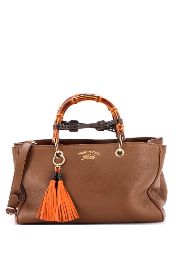 Pre-Owned Bamboo Shopper Tote Leather Medium By Rebag