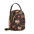 thumbnail image 7 of FORMRS Crossbody Bag for Women Quilted Travel Shoulder Cell Phone Purse with Chain Strap Handbag, Chocolate Cakes, 7 of 7
