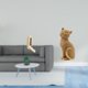 thumbnail image 2 of Organizador De Pared Plegable Con Gancho Y Estatua De Gato. Figura Decorativa De Resina Coleccionable Para Baño, Armario, Entrada, Sala De Estar O Dormitorio., 2 of 8