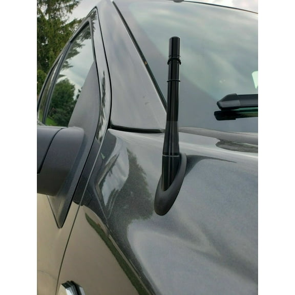 4" inch Short Black Aluminum Antenna Mast AM/FM for FORD F-150 F150 F 150 2009-2023