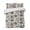 Light Beige Dark Blue, variant on Quilts Full Size Bedding Set, Tiger Deer Lightweight Quilted Comforter, Farmhouse Vintage Forest Trees Animals Soft Reversible Bedspread Coverlet with Pillow Covers for All Season, 78" x 90"