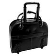 McKlein EDGEBROOK, Wheeled Ladies' Laptop Briefcase, Top Grain Cowhide