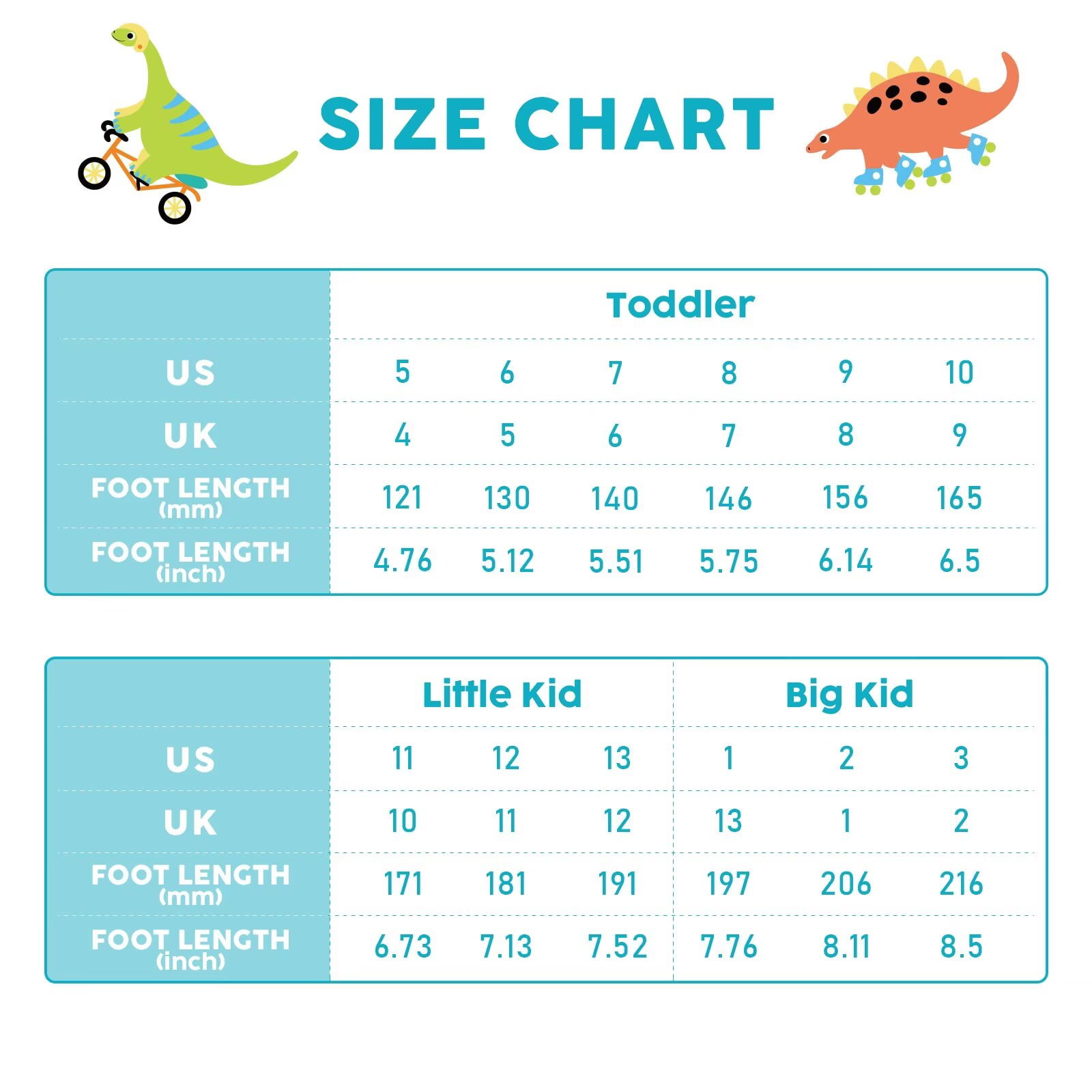 FUNCOO PLUS Toddler Rubber Rain Boots Kids Waterproof Boots for Boys, Dinosaur, Toddler Size 10