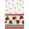 "Plastic Ladybug Party Table Cover, 84"" x 54"""