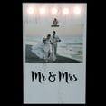 thumbnail image 3 of Northlight LED Lighted 'Mr & Mrs' Picture Frame with Clip - for 4" x 6" Photo - 10.5" - White, 3 of 5