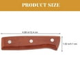 Manlingda Wooden Kitchen Knife Handle Grip Scales for DIY Making