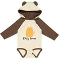 thumbnail image 3 of Inktastic Kitty Lover Orange Tabby Cat Girls Long Sleeve Baby Bodysuit, 3 of 5