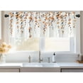 thumbnail image 2 of Watercolor Fall Leaves Window Valance for Bedroom Living Room, Orange Leaf Vine Plant Curtains Valanes for Windows, 3" Rod Pocket Window Treatment for Autumn Home Decorations, 54 x 18 Inch, 1 Panel, 2 of 6