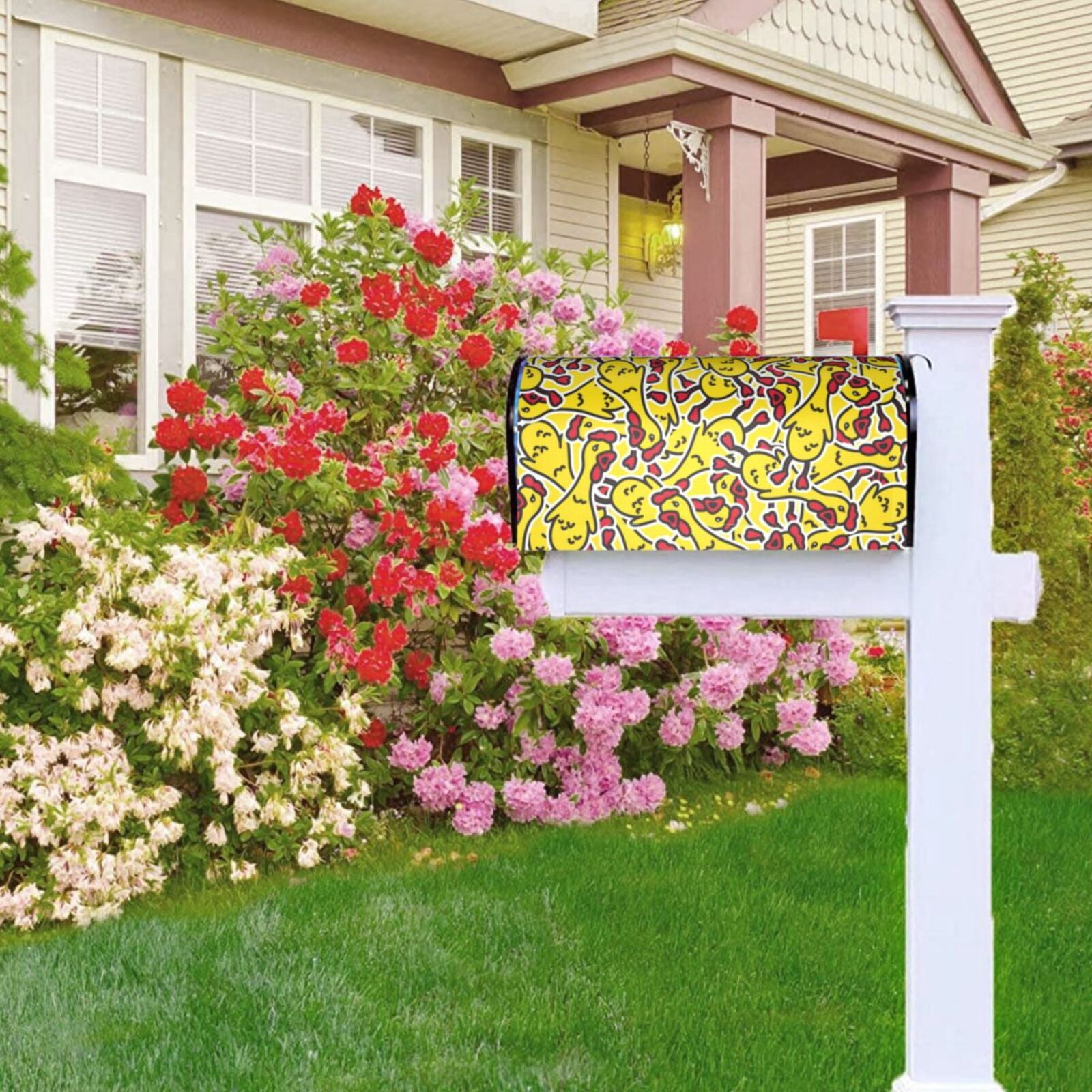 Kdxio Magnetic Mailbox Cover 21x18 in Mailbox Cover Outdoor Decoration Holiday Mailbox Covers for Home Garden Yard-21x18 in