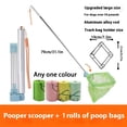 thumbnail image 4 of Billuyoard Recolector de desechos para perros, recolector de desechos plegable con adhesivo, diseño retráctil duradero, fácil de transportar, Suministros para perros, 4 of 4