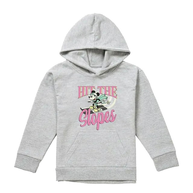 Disney Garçons/filles Tombent les Pentes Mickey Mouse Chandail à Capuchon Chiné