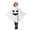 yue866-23-White, variant on KHONTS Ghost Face Poncho for Toddler Kids Hooded Cloak Halloween Performance Clothes Spooky Capes 25-White XS