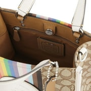 Coach Women’s Leather Signature Jacquard, Khaki