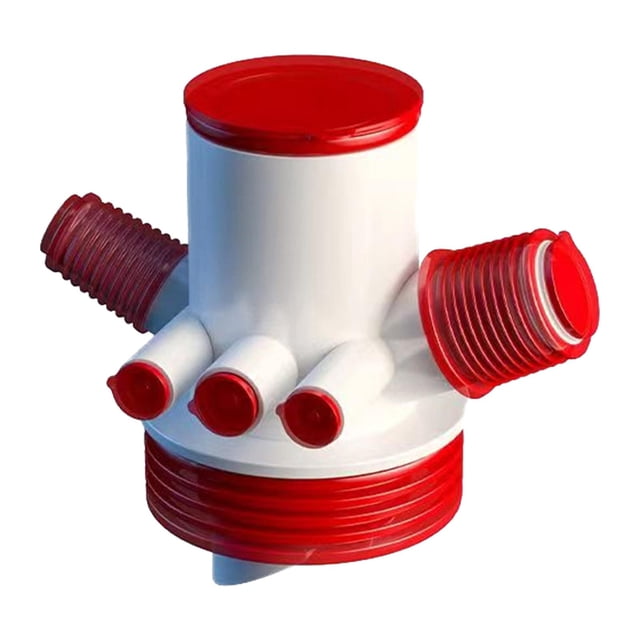 GROWTH TANK Floor Drain Tee Joint Adapter for Washing Machine Drain Cover Kitchen Drain Pipe