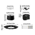 thumbnail image 3 of BotaniNest Chocolate Melting With Roaster For Baking Fondue Dessert Maker Non Stick Coating Easy Clean Warm Keep Function, 3 of 6