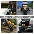 Portable Dog Car Step Stairs, Folding Dog Ramp for Dogs, Aluminum Frame