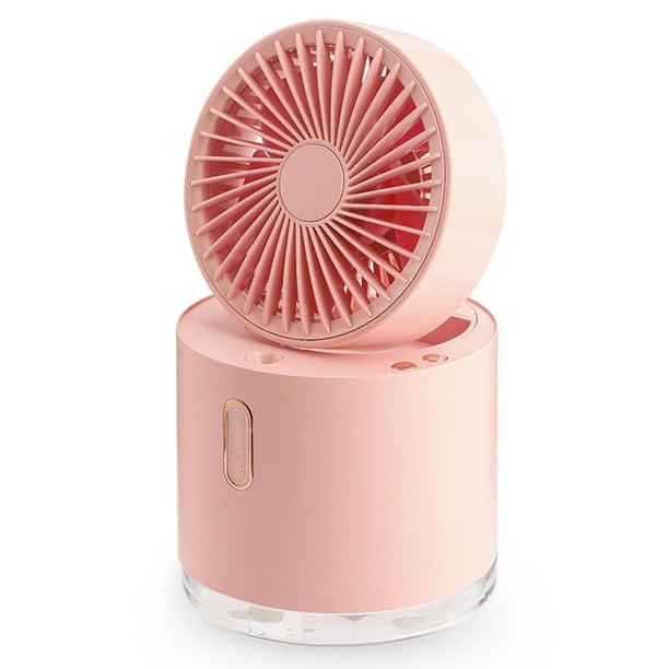 Ventilador humidificador plegable portátil eléctrico con recargable