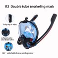 thumbnail image 4 of Snorkel Mask Full Face - 180° Panoramic View Snorkeling Gear Water Diving Mask, 4 of 8