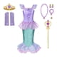 thumbnail image 3 of Disfraz de la Sirenita Ariel para niña, conjunto de vestido de sirena, ropa de Halloween, 3 of 5
