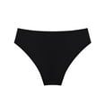 thumbnail image 2 of Jhaoyu Girls Swim Bottoms Rash Guard Bikini Briefs Quickly Dry Summer Beachwear Swimming Bottoms Black 16, 2 of 5