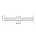 thumbnail image 2 of Uxcell Ceiling Light Plate 97x18x16mm Lighting Fixture Mounting Bracket for Home Office Chandelier 2 Set, 2 of 5