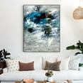 thumbnail image 6 of Large Handmade Gold Abstract Oil Painting On Canvas Wall Art Hotel Home Decoration Modern Living Room Bedroom Textured Artworks, 6 of 9