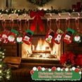 thumbnail image 6 of Triani Multipurpose Xmas Party Decoration Hooks Set of 4 Christmas Stocking Holders Mantel Stocking Hanger Stocking Hanger for Christmas Party Decorations (Red White), 6 of 7