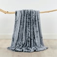 thumbnail image 6 of Home Soft Things Heavy Faux Fur Throw - Black - 50" x 60", 6 of 10