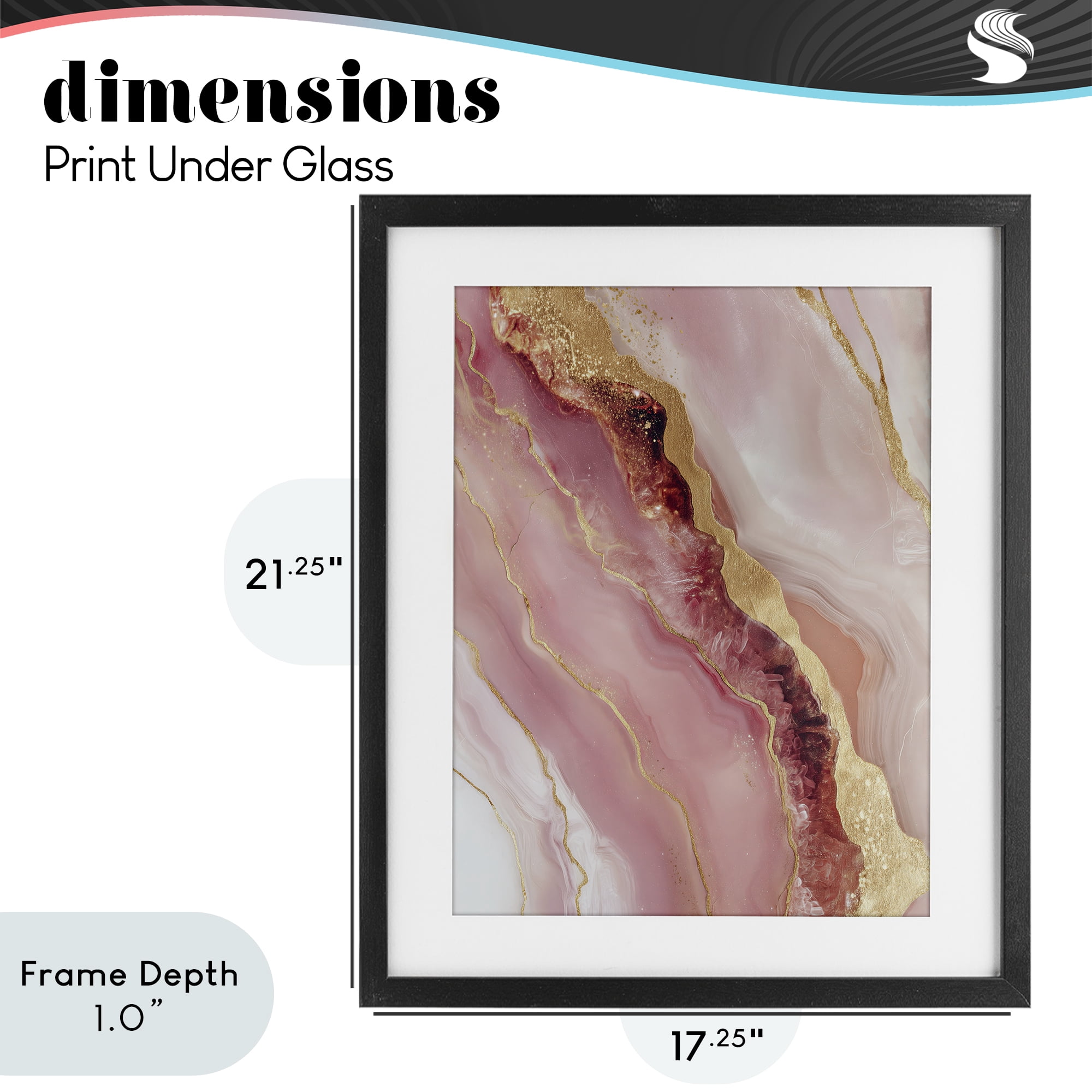 Stupell Industries Celestial Cross Section Black Framed Print Under Glass, design by Svetlana Aleynikova