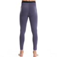 thumbnail image 5 of ZQUUVOU Mans Winter Long Johns Solid-Color Underwear Leggings Fleece Thick Underwear Thermal Pants Gray, 5 of 6