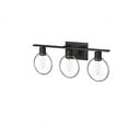 thumbnail image 7 of Justice Design Group Nsh-8903 Volta 3 Light 24" Wide Bathroom Vanity Light - Black, 7 of 7