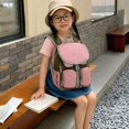 thumbnail image 6 of CUZIBR Girls Backpack For Campus Daily Commute Sports Travel Casual Vintage Color Block Daypack Unisex Students Adjustable Mesh Padded Shoulder Straps School Rucksack, 6 of 6