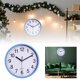 thumbnail image 2 of Reloj de pared de plástico de 10 pulgadas 25CM Sala de estar Reloj de cuarzo Dormitorio Sala de estar Reloj de pared Reloj Decoración, 2 of 8
