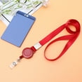 thumbnail image 5 of Zoyueyie 4Pcs Hanging Rope Practical Neck Strap Lanyard for Work Chest School Brand ID (Red), 5 of 10